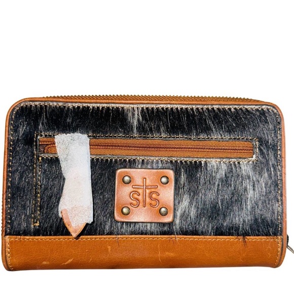 STS Ranchwear Handbags - STS Ranchwear by Carroll Hair-On Leather Wallet